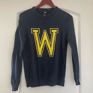 H&M collegiate crewneck